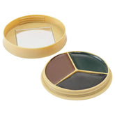 HME camo face paint kit with mirror for precise camouflage application in the field.