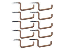 HME Dual Accessory Hooks 10-pack installed on a tree keeps bow and gear organized quietly.