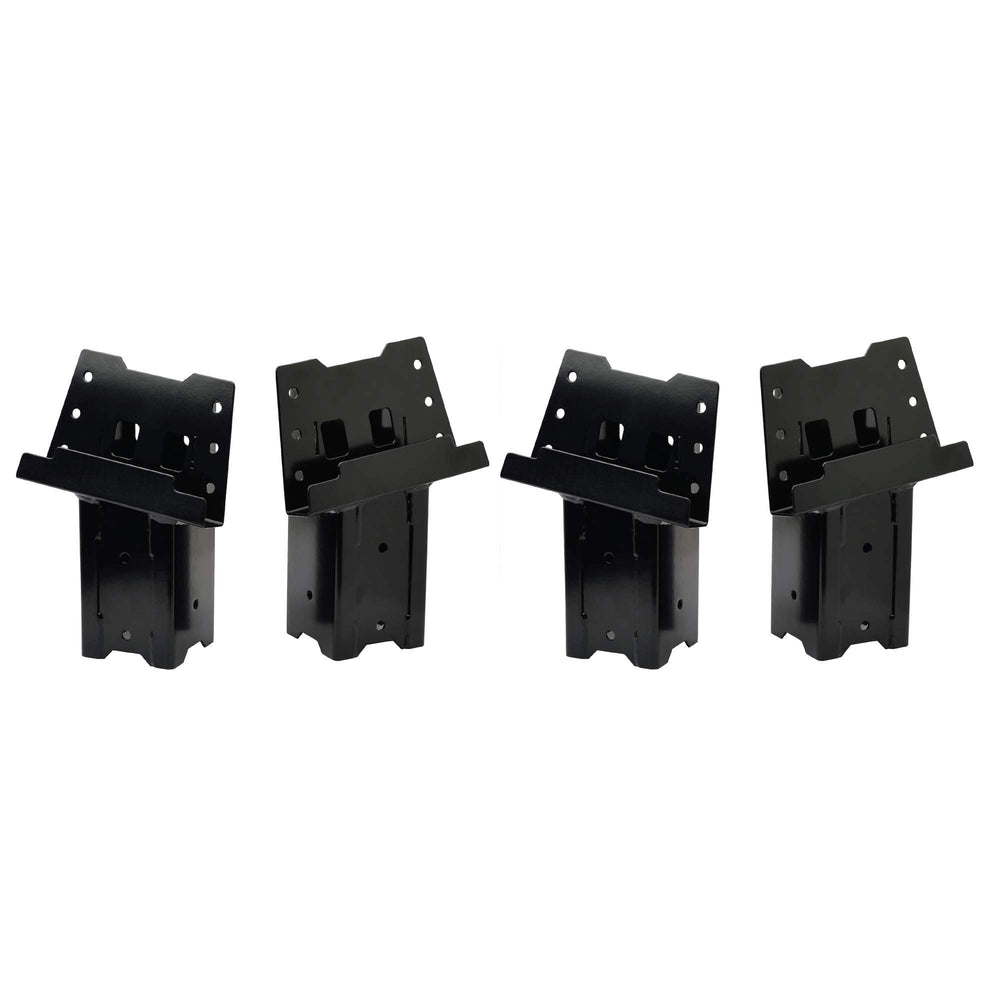 HME multi-use platform brackets front view for stable outdoor platforms.