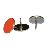 HME reflective tack with white face for high visibility on trails.
