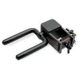 Front view of HME Universally Mountable Bow Holder with 360-degree fork rotation