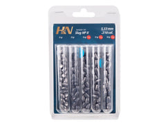 H&N Slug HP II Sampler packaging shows 218 cal slug variety for versatile practice.