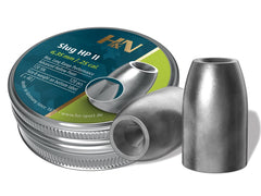 H&N Slug HP II hollowpoint slug close-up for precise .25 cal air rifle shooting