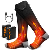 HNXKB heated socks full view show unisex winter design for outdoor warmth