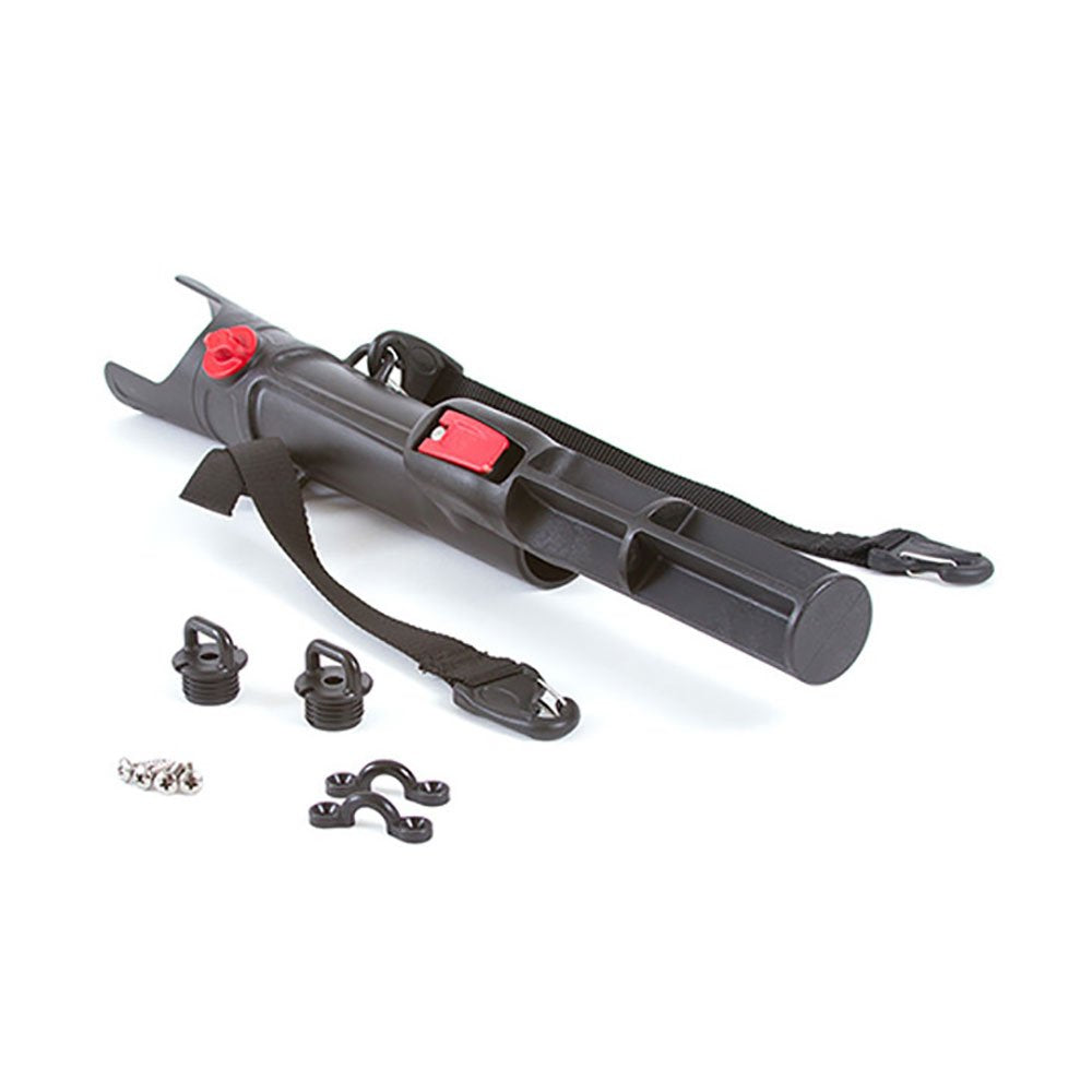 Hobie Adjustable Rod Holder demonstrates angle-tuning for baitcasting and spinning setups.