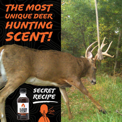 HODAG AllSeason Scent bottle pour demonstrates easy application for quick setup.