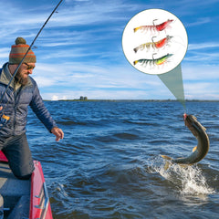 Yellow pre-rigged hoeslaw jig ready for saltwater or freshwater fishing