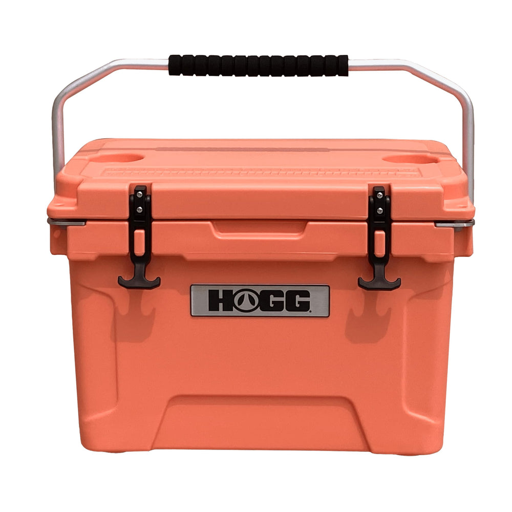 Hogg Desert Flower 20qt cooler with handle for easy transport and cooling.