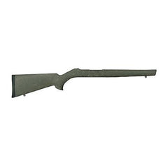 Hogue OverMolded stock 10-22 bull-barrel channel in green with secure fit