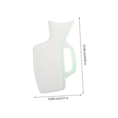 HOLIDYOYO white-green urinal bottle for easy visibility and hygienic use