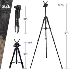 Holiket shooting sticks height range 22 to 59 inches fits different shooting stances