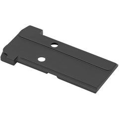 HOLOSUN adapter plate installed on Glock MOS for a low-profile, durable interface.