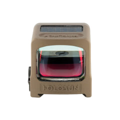 HE509T-RD X2 FDE glass close-up showing improved clarity for fast target acquisition.