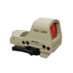 HOLOSUN HS510C-FDE-R circle-dots reticle option supports fast aiming and situational awareness.