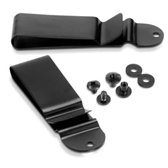 HolsterBuilder 1.75-inch belt clip top view for quick draw and concealment.