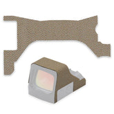 HolsterSmith EDC Wrap on Holosun 407K Desert Tan offers scratch protection.