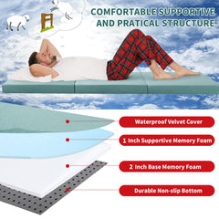 HOMBYS waterproof velvet cover protects foam in damp conditions