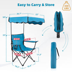 Homcosan chair with heavy-duty oxford fabric offers reliable seating for outdoor adventures.