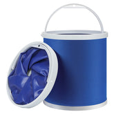 Blue Homelove 11L collapsible bucket open