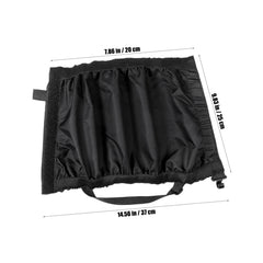 Homoyoyo snowproof gaiters shield boots from snow and moisture