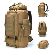 HongXingHai 100L backpack main view shows expansive storage for multi-day trips.