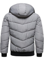 HOOD CREW multi-pocket parka offering practical storage for daily use