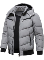 HOOD CREW windproof parka ribbed cuffs and hem for enhanced wind protection