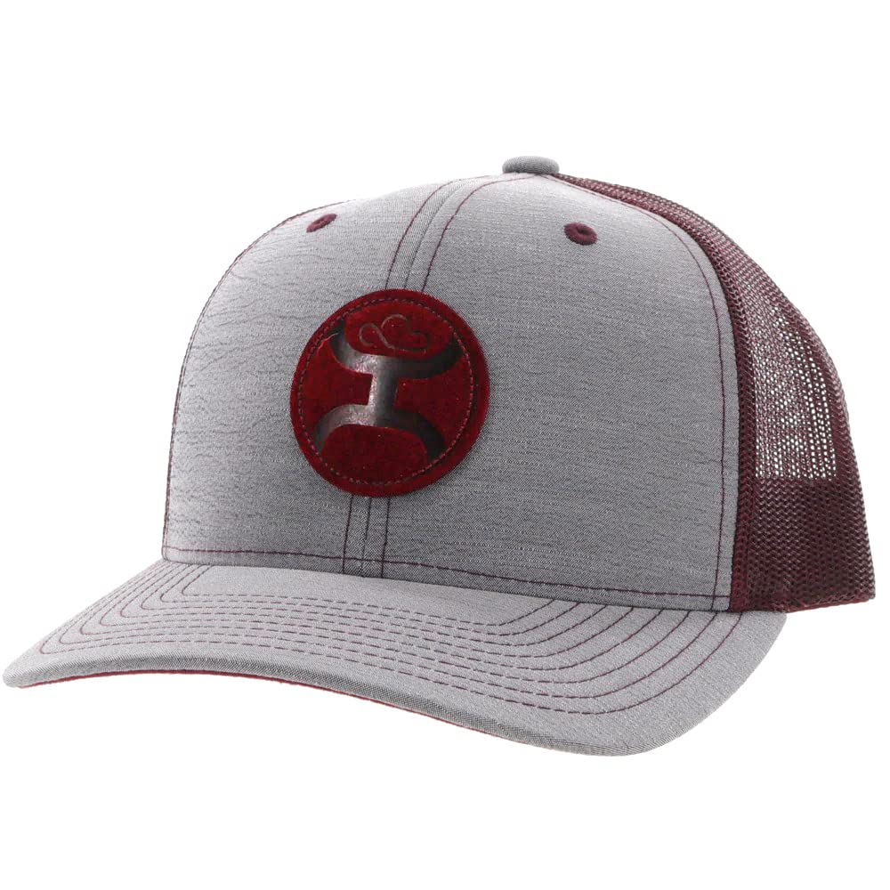 HOOEY Cayman logo flex-fit mesh back cap in grey, comfortable everyday wear