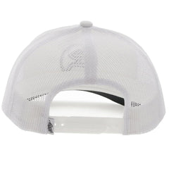 HOOEY O Classic white camo cap with breathable mesh back.