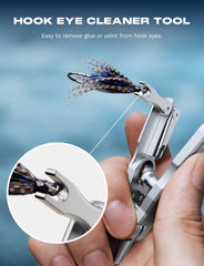 Compact ergonomic design of HOOK-EZE in open position
