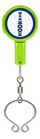 HOOK-EZE fishing knot tying tool in green color