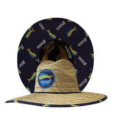 Hook & Tackle Mahi Mahi Lifeguard hat front logo patch boosts brand visibility.