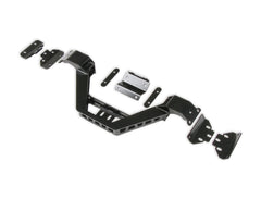 Hooker crossmember demonstrates 4L80/4L85 compatibility during installation