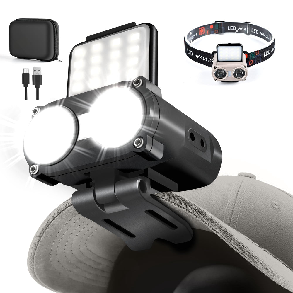 Hopedone hat light on cap clip provides hands-free brightness for outdoor tasks.