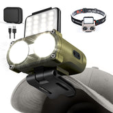 Hopedone LED hard hat light 800lumens delivering bright work-site illumination.
