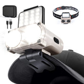 Hopedone LED hard hat light with 800 lumens for hands-free bright illumination