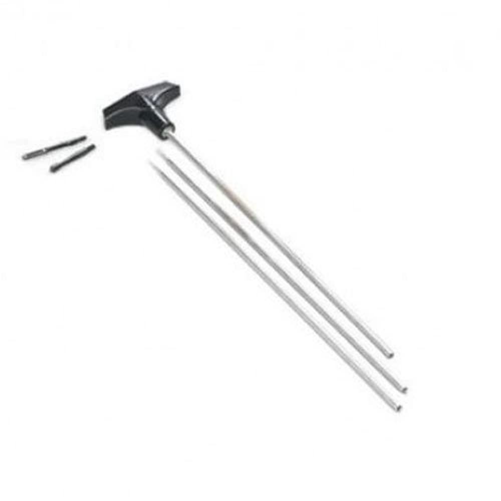 Hoppe's No. 9 aluminum cleaning rod, 3-piece universal rifle cleaning rod with ball bearing swivel handle