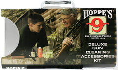 Universal cleaning kit for rifles, pistols, and shotguns from Hoppe's