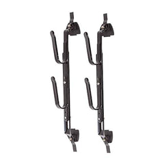 Horizontal dual gun rack features a secure two-piece system