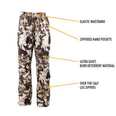 HOT SHOT rain pant waterproof seam-sealed construction keeps you dry in wet conditions