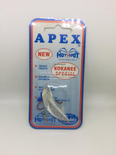 Hot Spot Apex Kokanee lure, 1.5-inch, shown for kokanee targeting.