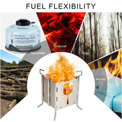 Hotdevil solo stove assembly shows quick setup in minutes.