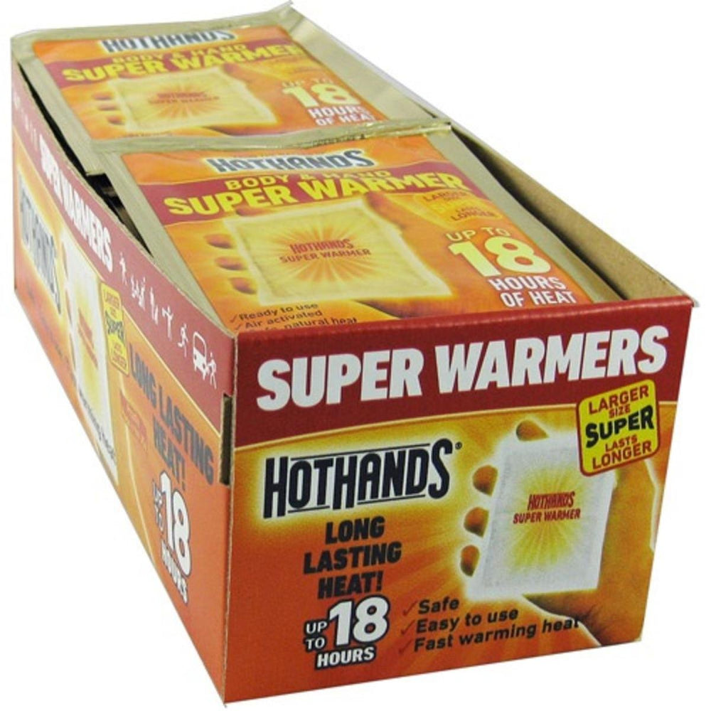 HotHands Extra Large 18hr Warmer package ready for outdoor use with long-lasting warmth.