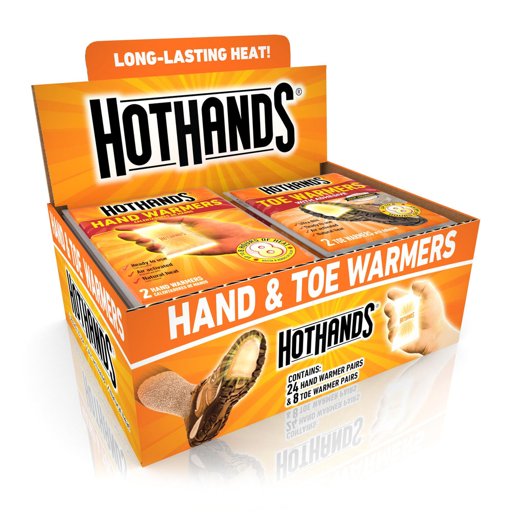 HotHands hand warmers 24-pair pack front view for long-lasting outdoor warmth