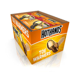 HotHands toe warmers in packaging ready for cold weather outdoors.