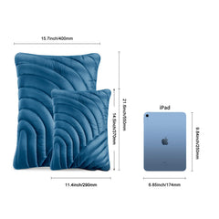 Hotkoko camping pillow microfiber-pillowcase closeup highlights gentle touch for camping nights.