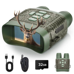 HOTPEAK NV02 4K video clarity for wildlife viewing after dark.