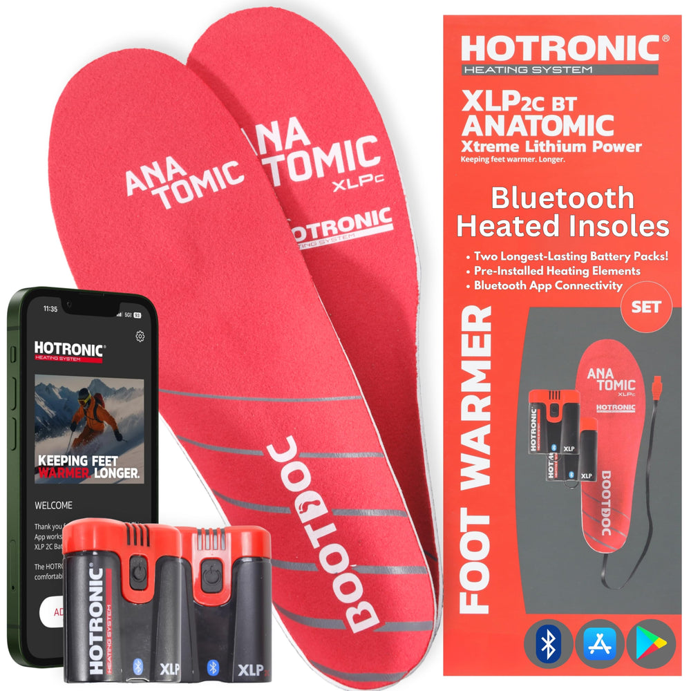 Hotronic XLP 2C XXL insole ready for all-day ski warmth.