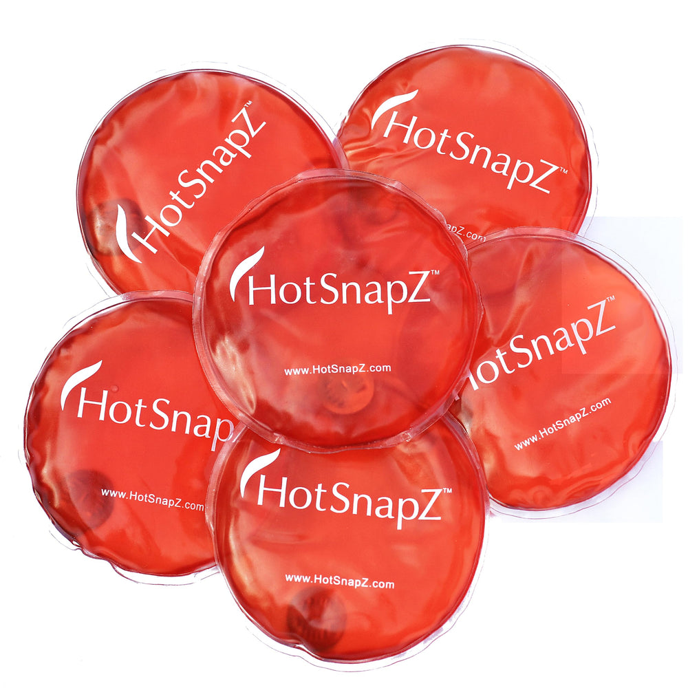 HotSnapZ reusable hand warmer, 4-inch round, compact warmth ready on cold days