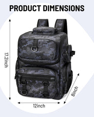 Main compartment with movable divider for two sections